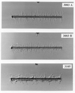 Corrosion filiforme de l'aluminium